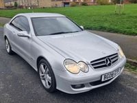 Used Mercedes CLK220 Avantgarde 150 HP (110 kW) 2008 Silver Coupe
