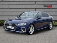Used Audi A4 S-Line 161 HP (118 kW) 2022 Blue Sedan