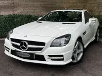 Used Mercedes SLK250 AMG 204 HP (150 kW) 2015 White Cabriolet