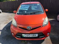 Used Toyota Aygo 68 HP (50 kW) 2013 Orange Hatchback