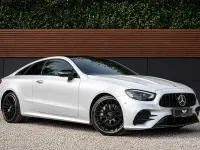 Used Mercedes E300 AMG line 2021 White Coupe