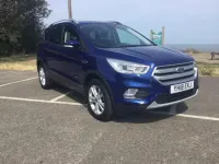 Used Ford Kuga Titanium 182 HP (133 kW) 2018 Blue SUV