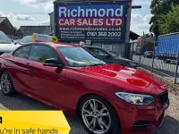 Used BMW M235 Impressive 326 HP (239 kW) 2015 Red Coupe