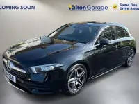 Used Mercedes A180 AMG line 136 HP (100 kW) 2019 Black Hatchback