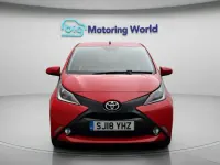 Used Toyota Aygo x-style 69 HP (50 kW) 2018 Red Hatchback