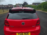Used VW Polo Match 75 HP (55 kW) 2016 Red Hatchback