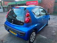 Used Peugeot 107 Access 68 HP (50 kW) 2013 Blue Hatchback