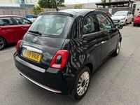 Used Fiat 500 Lounge 2018 Black Hatchback
