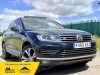 Used VW Touareg R-line 262 HP (192 kW) 2015 Blue SUV