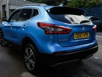 Used Nissan Qashqai N-Connecta 115 HP (84 kW) 2017 Blue SUV