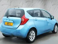 Begagnad Nissan Note Acenta 80 HK (58 kW) 2014 Blå Halvkombi