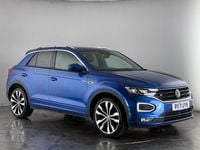 Used VW T-Roc R-line 150 HP (110 kW) 2021 Blue SUV