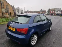 Begagnad Audi A1 Sport 105 HK (77 kW) 2012 Blå Halvkombi