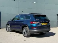 Used Skoda Kodiaq SE L Executive 110 HP (80 kW) 2022 Petrol blue metallic SUV