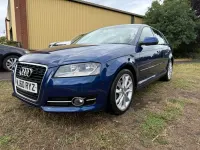 Begagnad Audi A3 Sport 2010 Blå Halvkombi