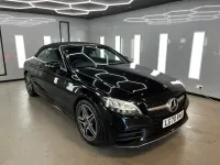 Used Mercedes C200 AMG line 2020 Black Cabriolet