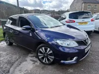 Used Nissan Pulsar N-TEC 110 HP (80 kW) 2015 Blue Hatchback