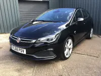 Used Vauxhall Astra SRi 200 HP (147 kW) 2018 Black Hatchback