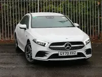 Used Mercedes A250 AMG Line Premium 218 HP (160 kW) 2021 White Sedan