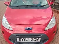 Used Ford Ka Zetec 69 HP (50 kW) 2013 Red Hatchback