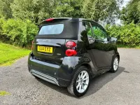 Used Smart ForTwo Cabrio Passion 71 HP (52 kW) 2014 Black Cabriolet