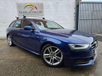 Used Audi A4 S-Line 150 HP (110 kW) 2014 Blue Estate