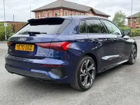 Used Audi A3 S-Line 150 HP (110 kW) 2020 Blue Sedan