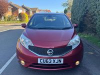Used Nissan Note Acenta Premium 90 HP (66 kW) 2013 Red Hatchback