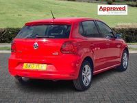 Used VW Polo Edition 90 HP (66 kW) 2017 Red Hatchback