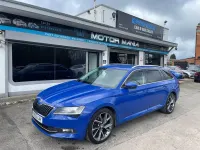 Used Skoda Superb SE L Executive 2019 Blue Estate
