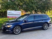 Begagnad VW Passat R-line 2017 Blå Kombi