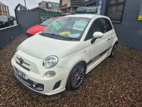Begagnad Abarth 595 Turismo 160 HK (117 kW) 2014 Vit Halvkombi