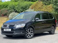 Used VW Sharan SE 140 HP (102 kW) 2011 Black MPV