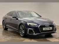 Used Audi A5 S-Line 147 HP (108 kW) 2023 Blue Coupe
