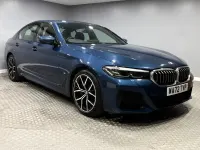 Used BMW 530 M Sport 281 HP (206 kW) 2022 Blue Sedan