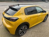 Used Peugeot e-208 GTi 100 kW (136 HP) 2022 Yellow Hatchback