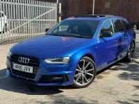 Used Audi A4 Black Edition 2015 Blue Estate