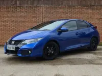 Used Honda Civic Sport 100 HP (73 kW) 2017 Blue Hatchback