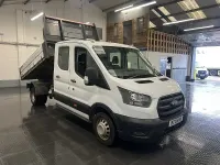 Used Ford Transit 130 HP (95 kW) 2021 White Cabriolet