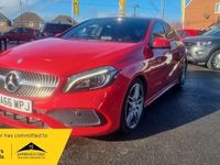 Used Mercedes A180 AMG line 109 HP (80 kW) 2017 Red Hatchback