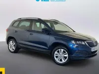 Used Skoda Karoq SE Technology 116 HP (85 kW) 2019 Blue SUV