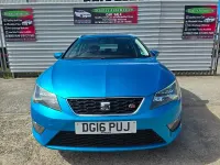 Used Seat Leon FR 125 HP (91 kW) 2016 Blue Estate