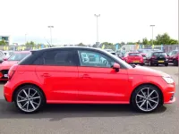 Used Audi A1 Black Edition 123 HP (90 kW) 2018 Red Hatchback