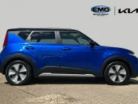 Used Kia Soul EV First Edition 147 kW (201 HP) 2021 Neptune blue /black roof SUV