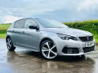 Used Peugeot 308 GT-line 130 HP (95 kW) 2018 Grey Hatchback