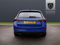 Used Skoda Scala SE 94 HP (69 kW) 2021 Blue Hatchback
