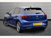 Used VW Polo R-line 95 HP (69 kW) 2023 Blue Hatchback