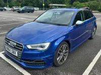 Used Audi S3 Sportback Advanced 300 HP (220 kW) 2014 Blue Hatchback