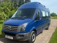 Used VW Crafter 136 HP (100 kW) 2012 Blue Van