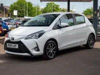 Used Toyota Yaris 2019 White Hatchback
